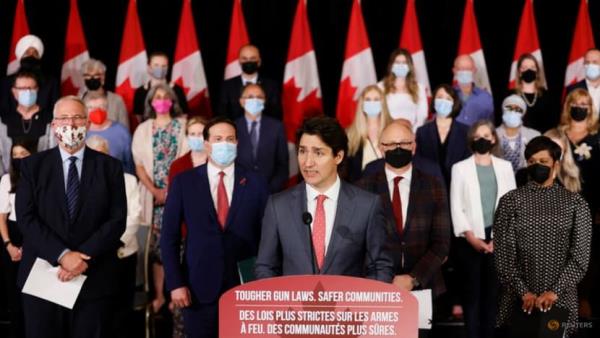 加拿大总理特鲁多宣布全国冻结手枪计划